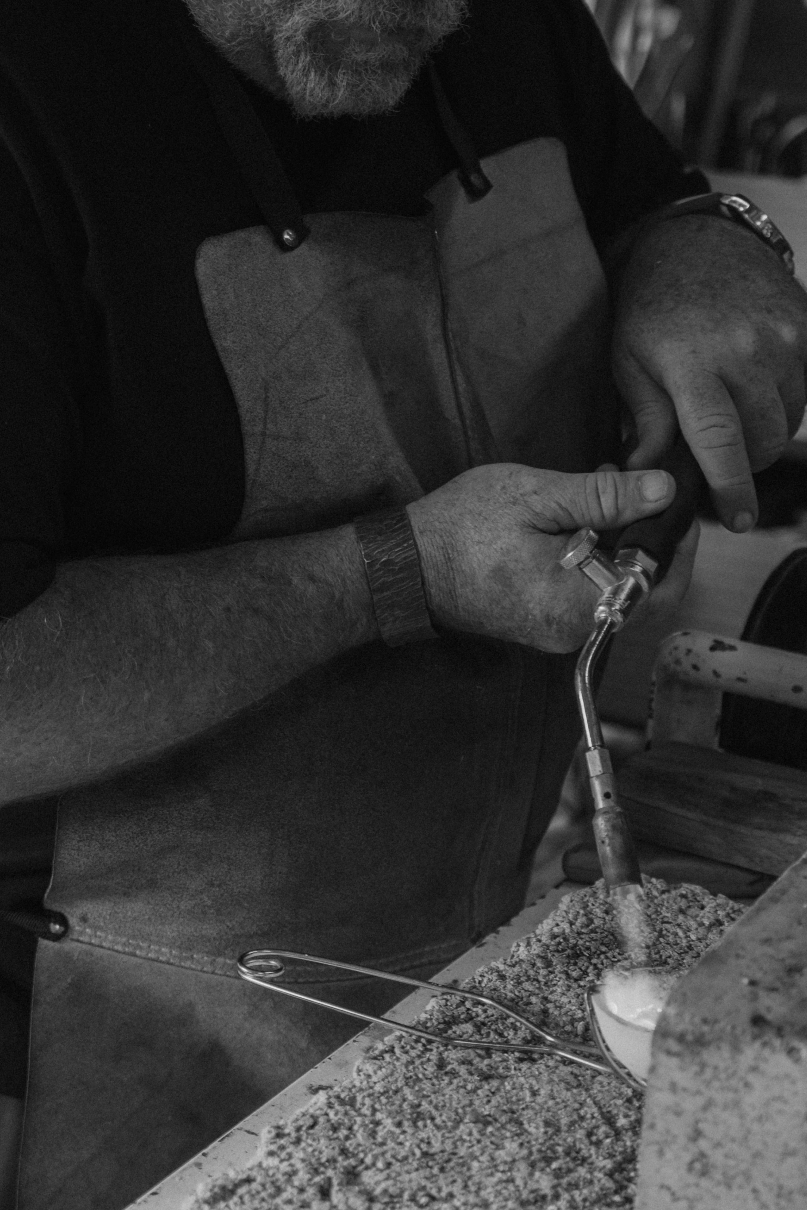 HAND-CAST SILVER