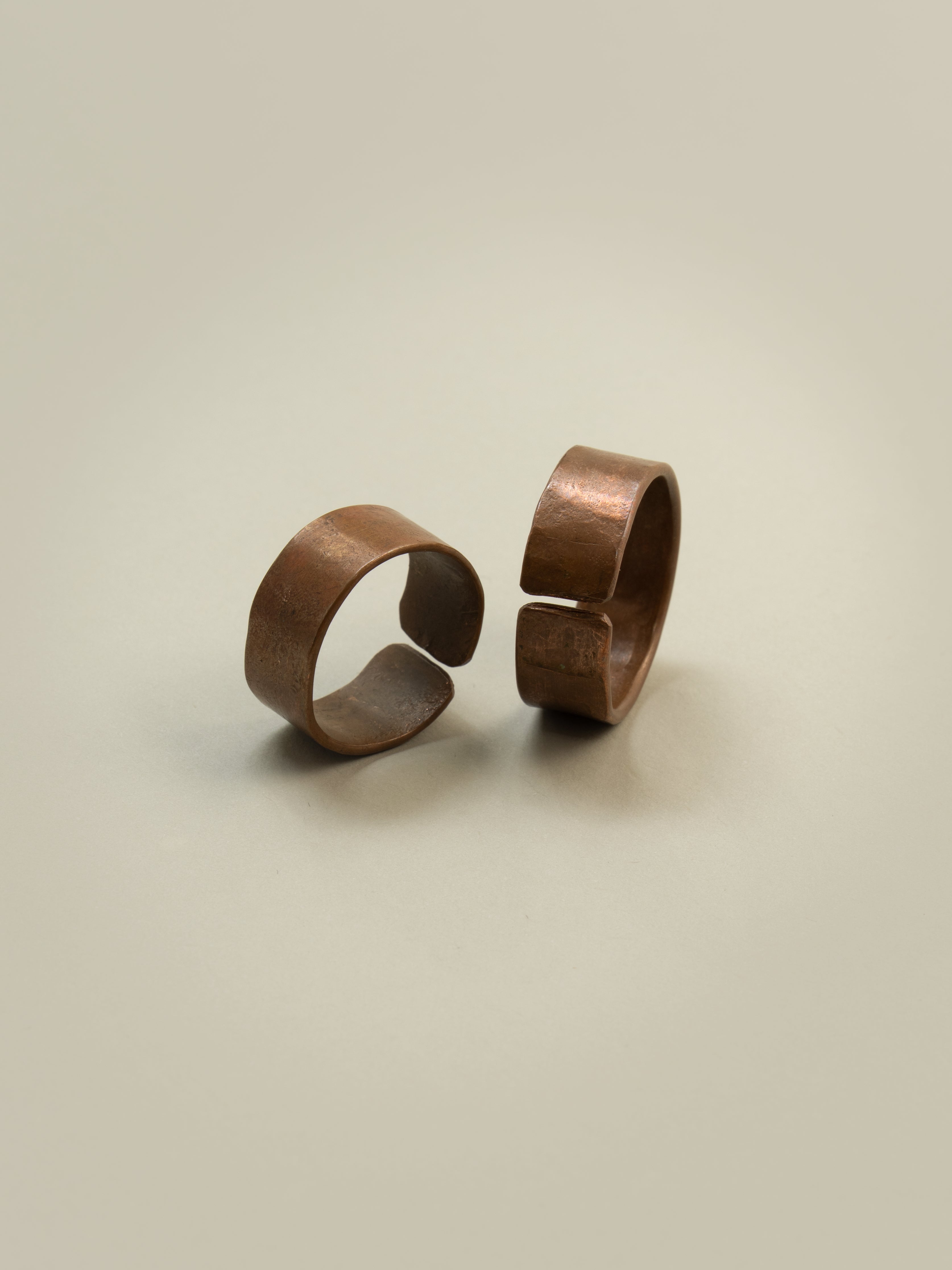 Hammertone Copper Ring