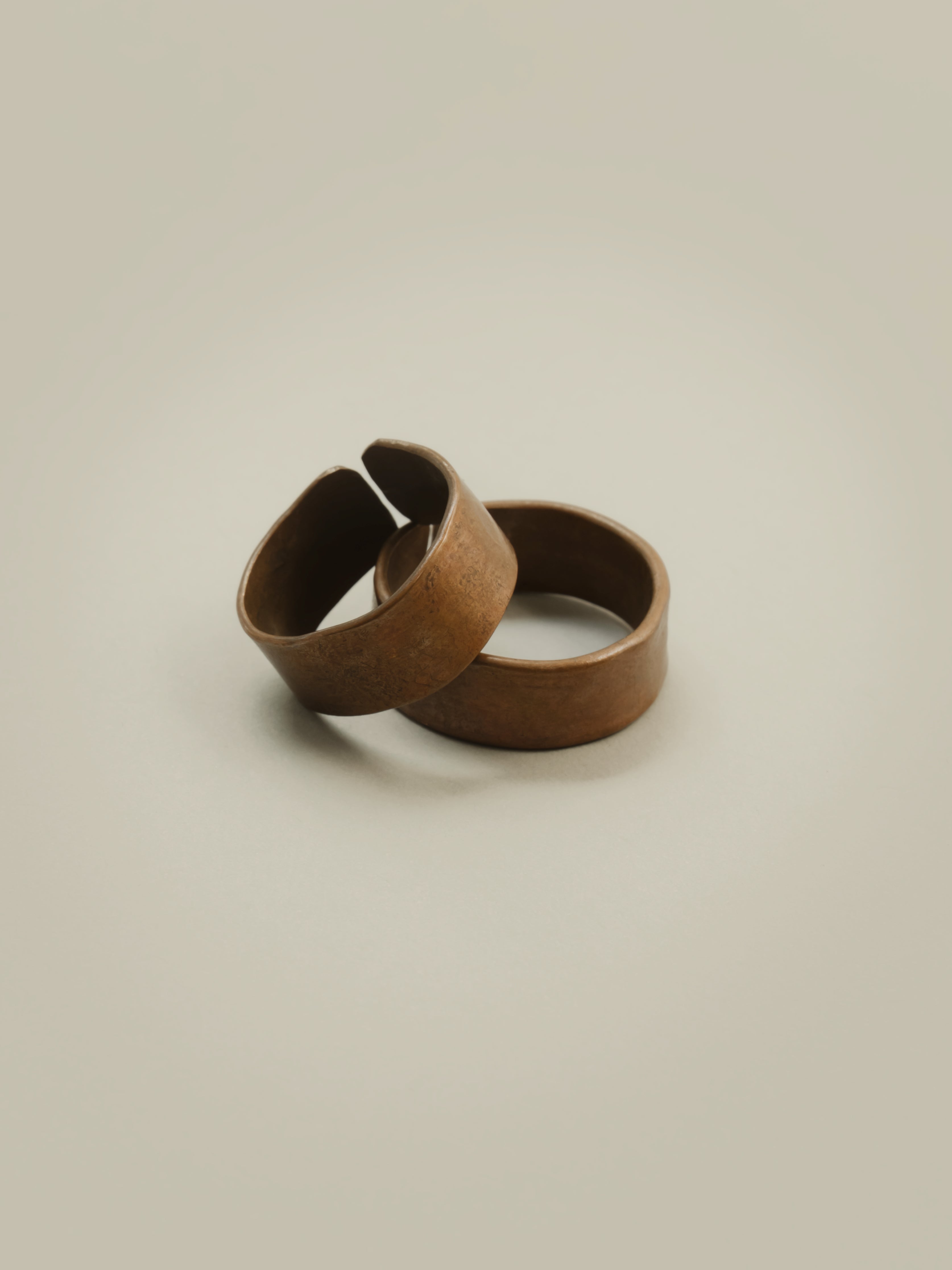 Hammertone Copper Ring