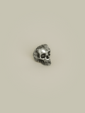 Sandcast Silver Skull Ring