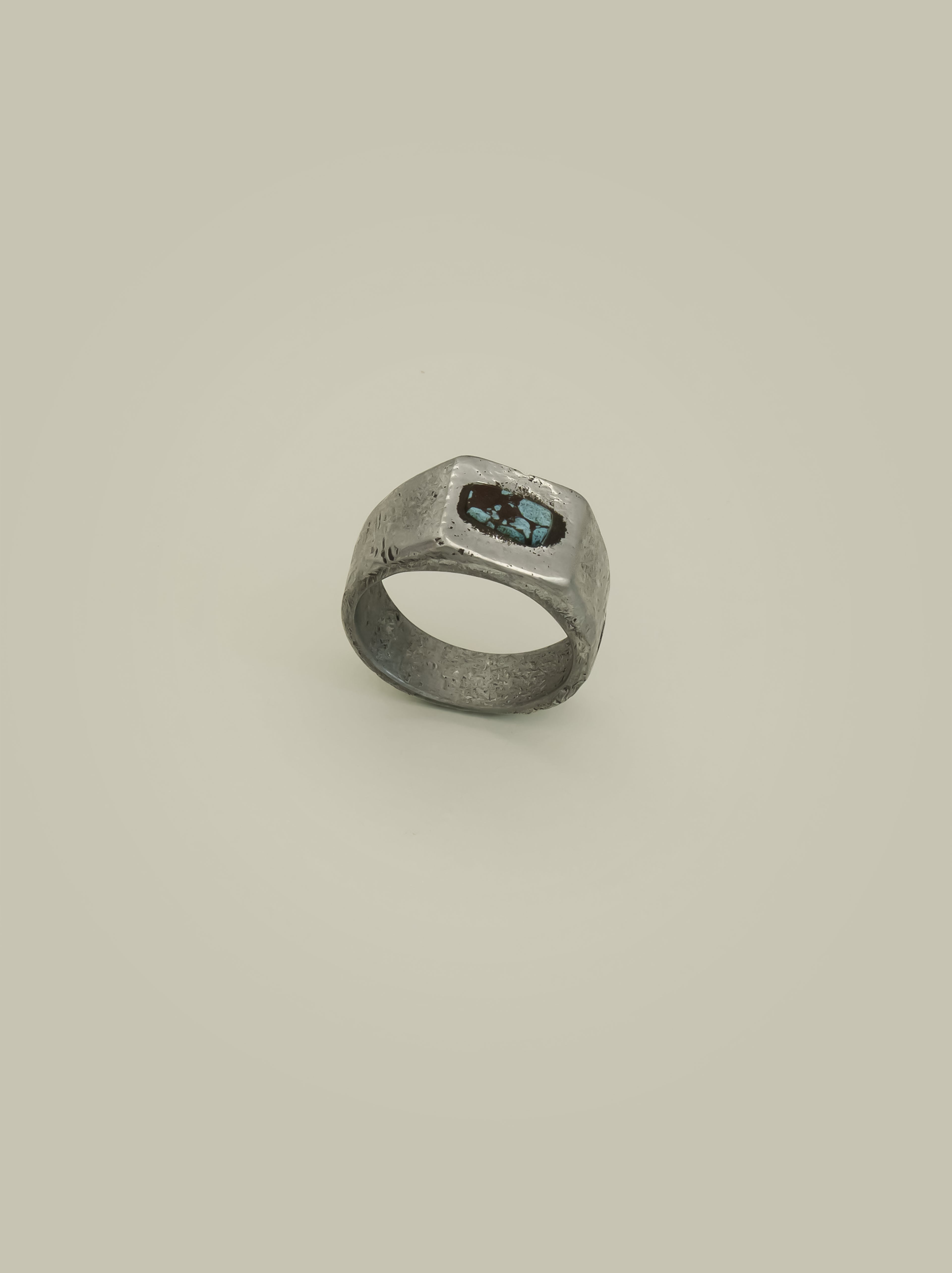 TURQUOISE INLAY SIGNET