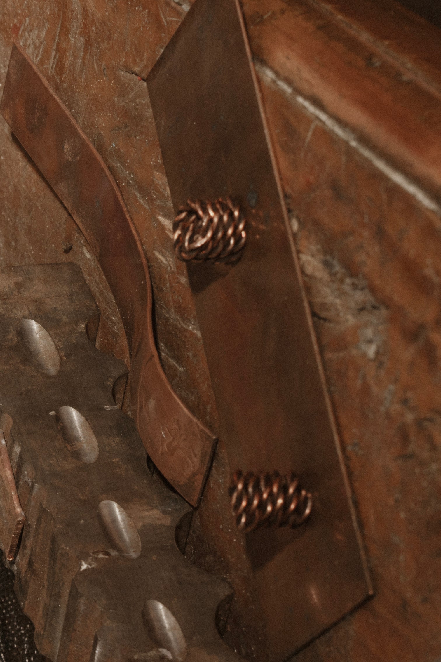 Viking Twist Copper Bangle
