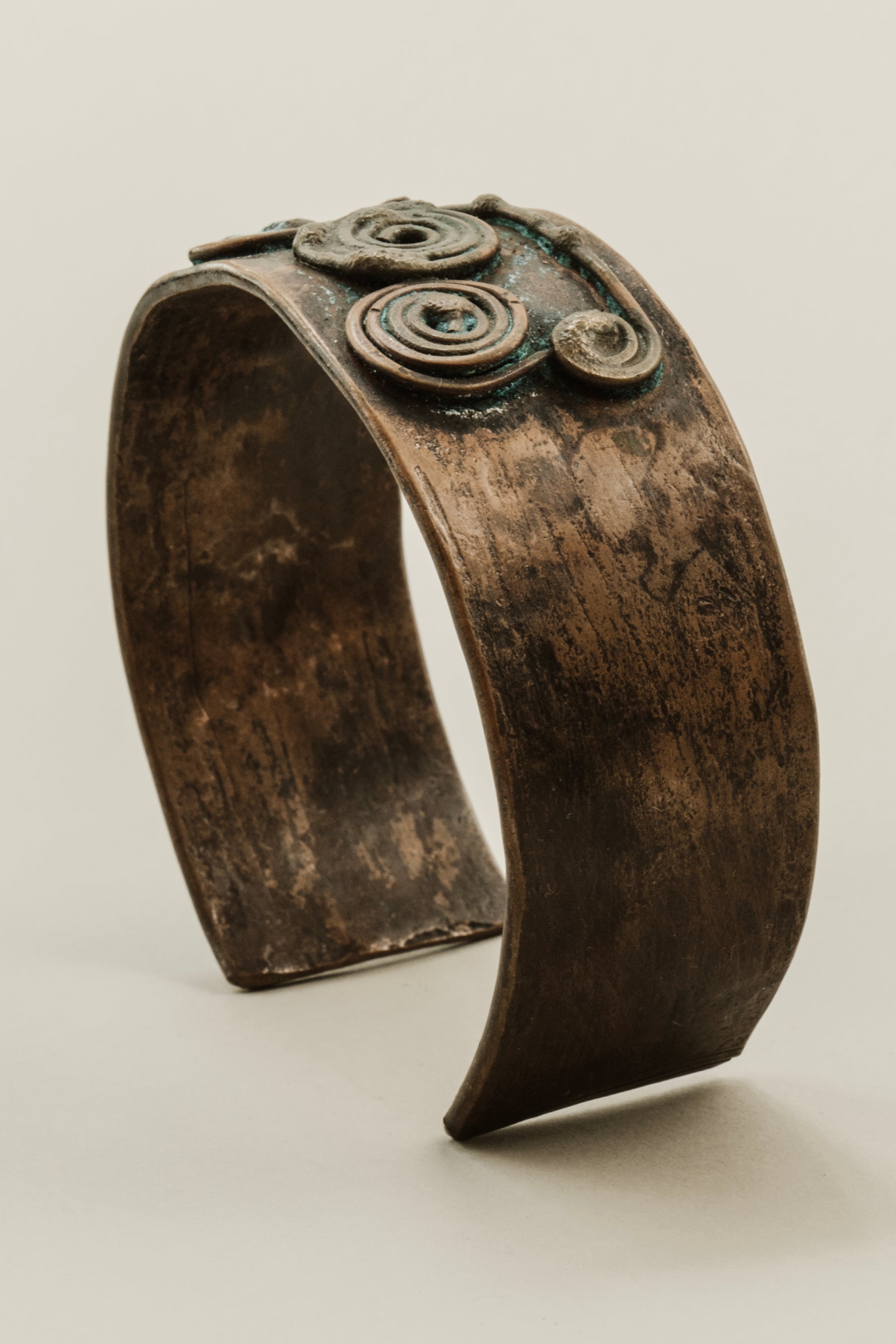 Clad Verdigris Copper Bangle