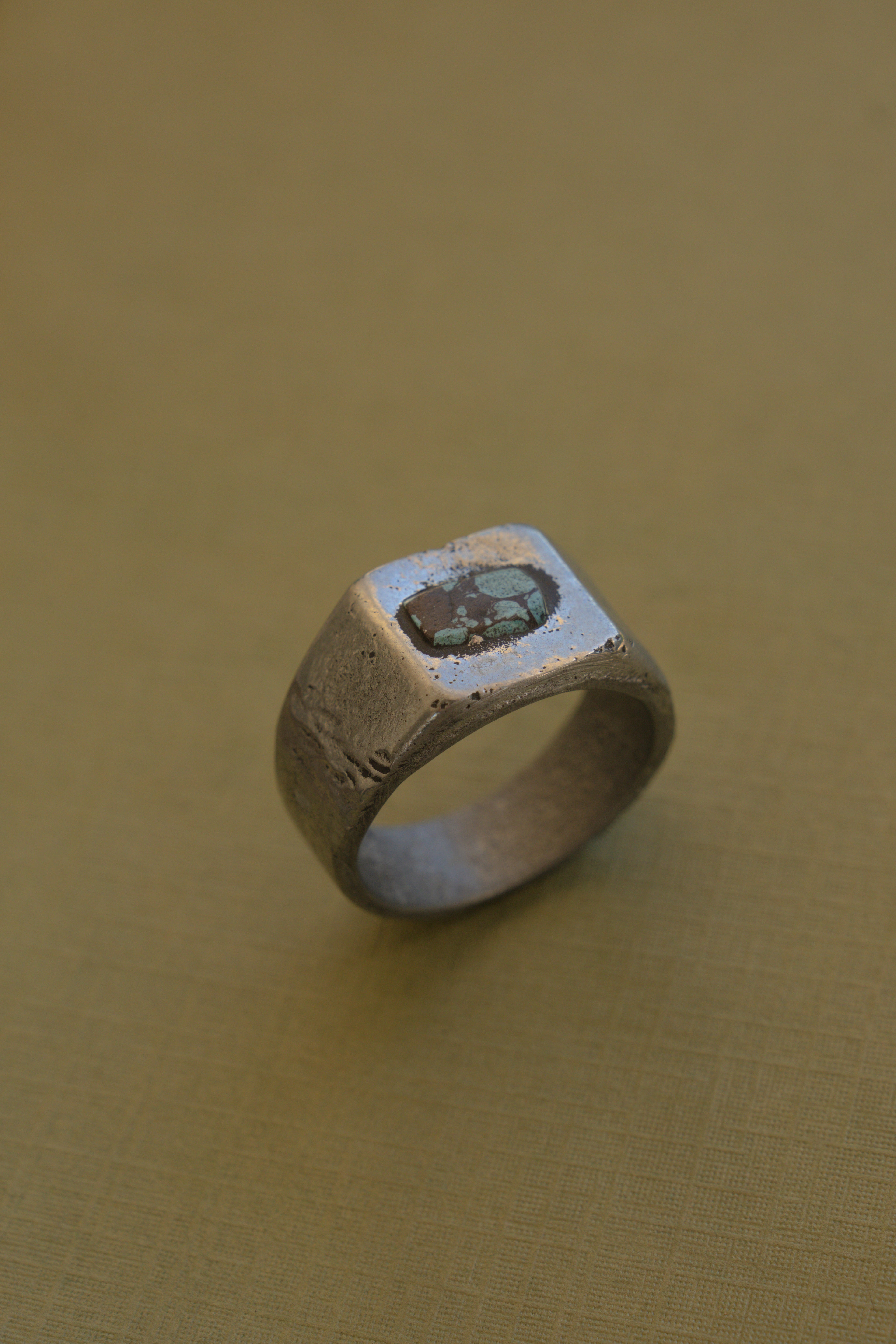 TURQUOISE INLAY SIGNET