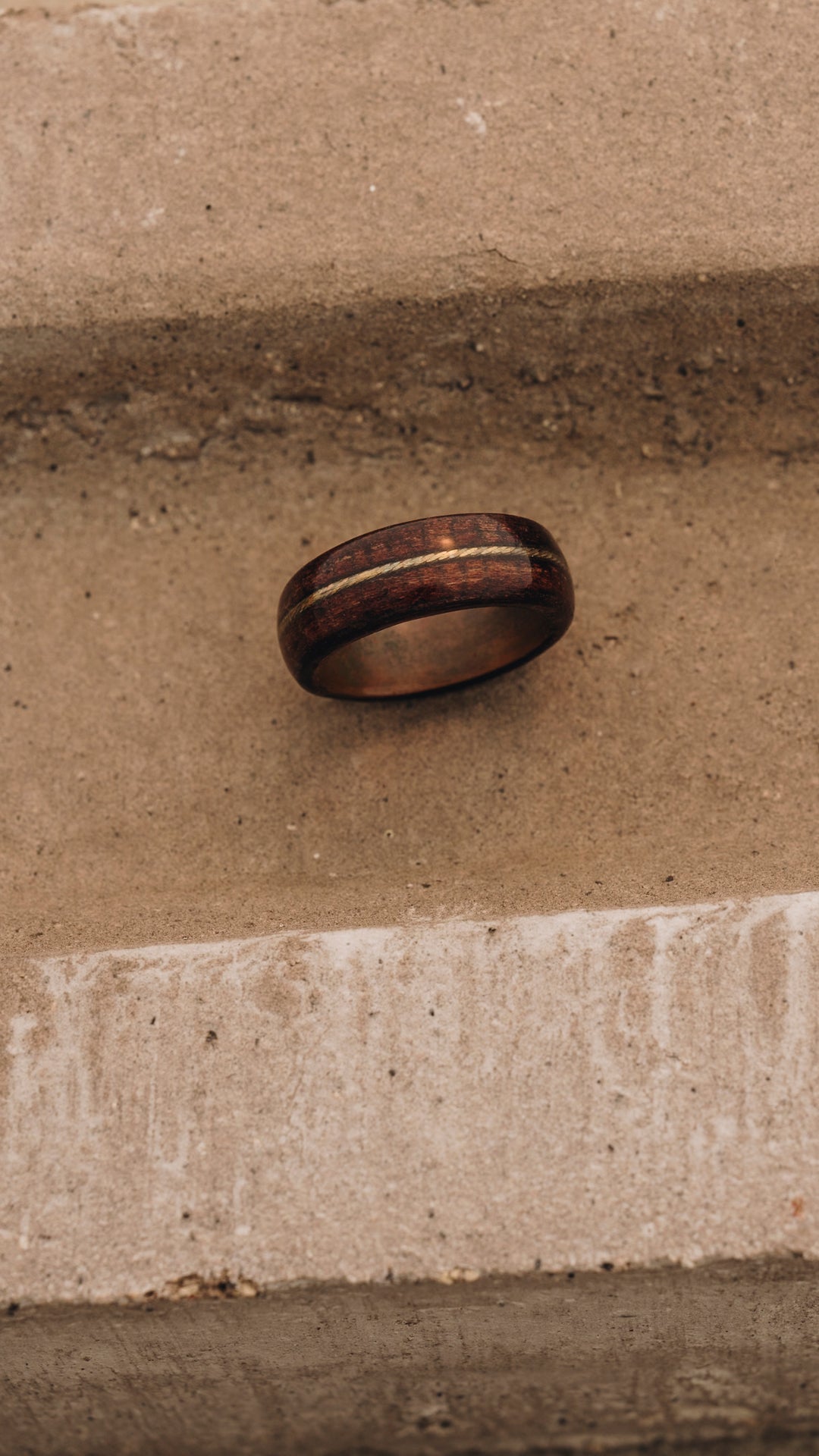 Red Cedar and guitar string on Copper